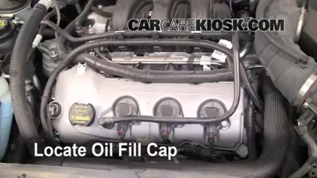 2011 Ford Taurus SEL 3.5L V6 Aceite Agregar aceite